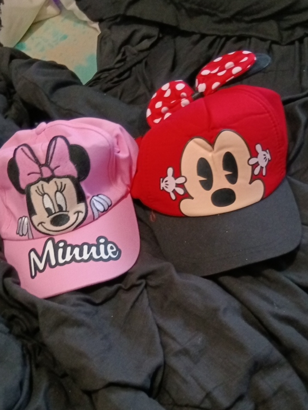 Minnie Mouse Pink & Red Kid Minnie CapBUNDLE